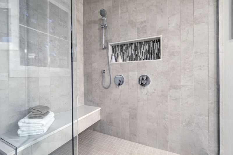 Shower with Recessed Niches